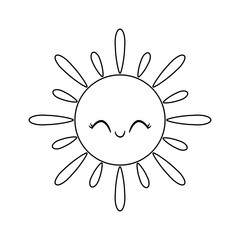 summer hot sun kawaii style