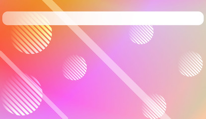 Colorful Gradient Color Background with Line, Circle. Wallpaper. For Brochure, Banner, Wallpaper, Mobile Screen. Vector Illustration