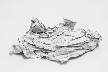 Torn crumpled paper recycled texture background