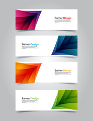 Vector Abstract banner web template