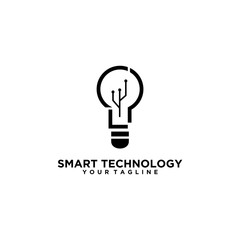 smart technology logo design