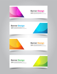 Vector Abstract banner web template