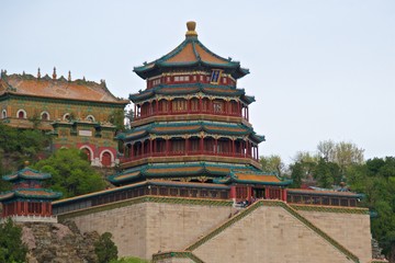 Fototapeta premium Tower at Summer Palace in Beijing, China