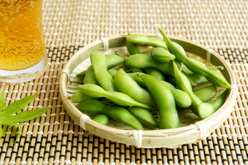 枝豆とビール