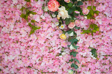 Flowery texture background