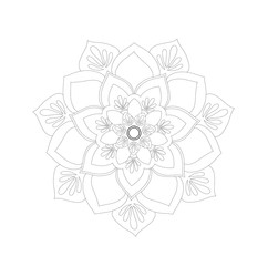 vector illustration of a flower
