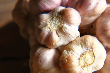 Spicy cooking ingredient garlic for thai food