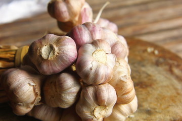 Spicy cooking ingredient garlic for thai food