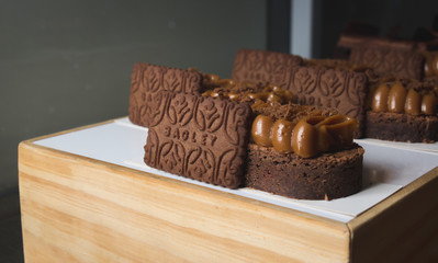 Postre de chocolates