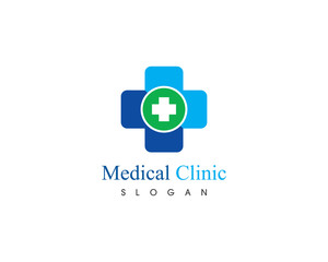 Medical clinic logo and design vector health