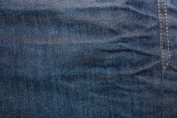 Shabby denim texture for background. Blue jeans