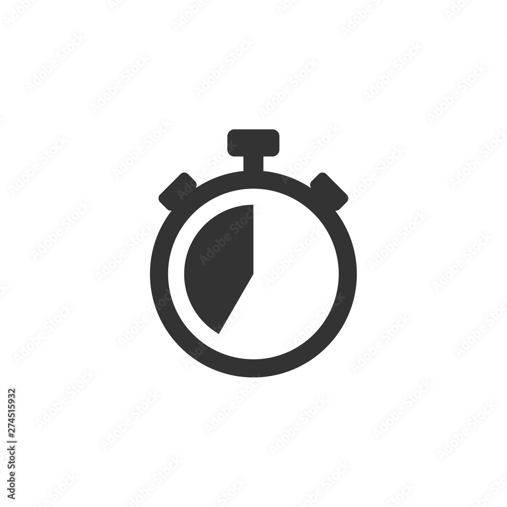 Poster Time icon template black color editable. Clock symbol Flat vector sign isolated on white background. Simple logo vector illustration for graphic and web design.