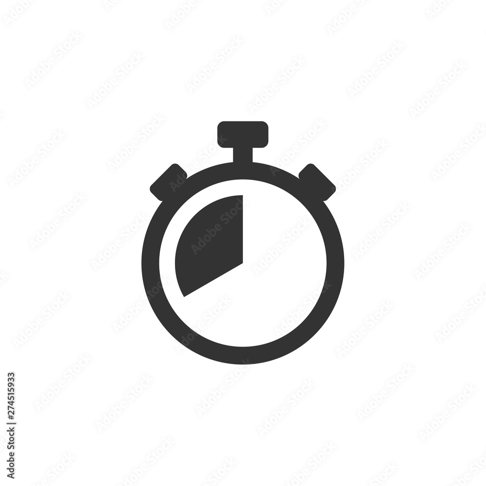 Poster Time icon template black color editable. Clock symbol Flat vector sign isolated on white background. Simple logo vector illustration for graphic and web design.