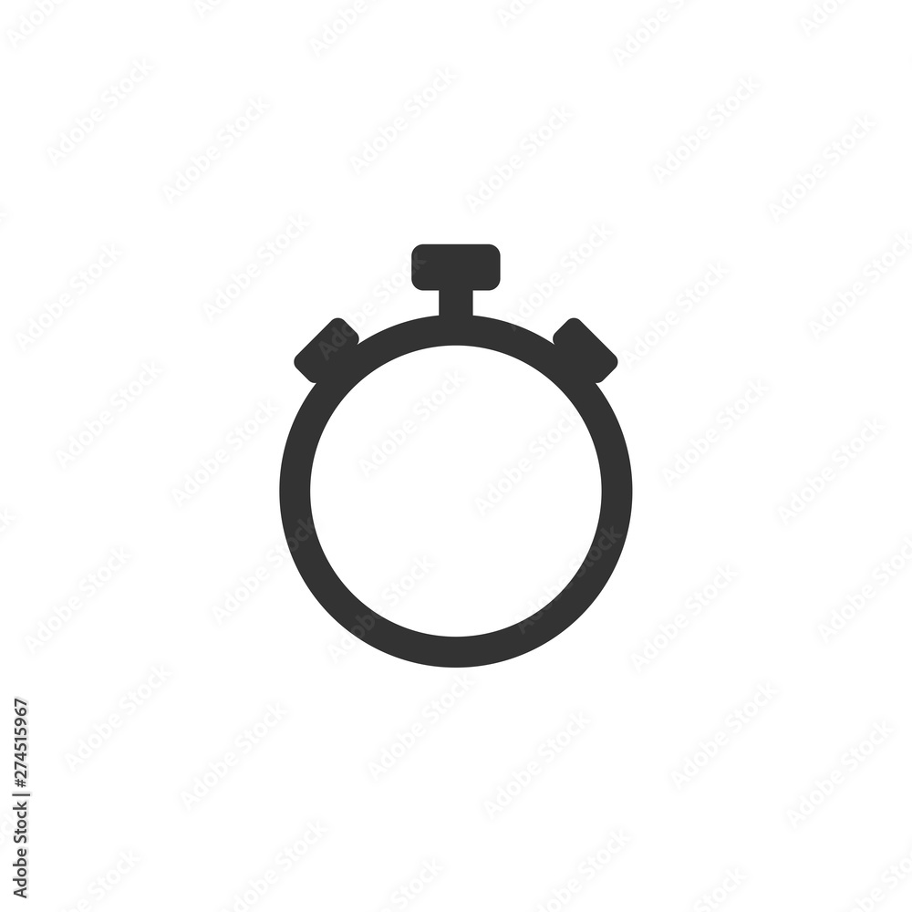 Poster Time icon template black color editable. Clock symbol Flat vector sign isolated on white background. Simple logo vector illustration for graphic and web design.