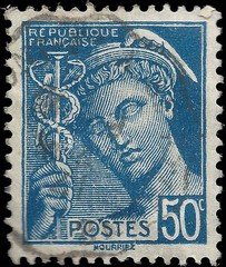 1938 -1942 New Daily Stamps - Mercury