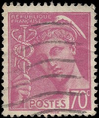 1938 -1942 New Daily Stamps - Mercury