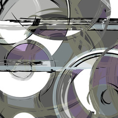 Fototapeta premium Abstract geometric colored background in the style of graffiti. Qualitative illustration for your design