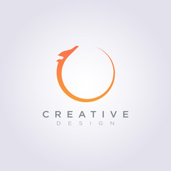 Airplane Vector Illustration Design Clipart Symbol Logo Template