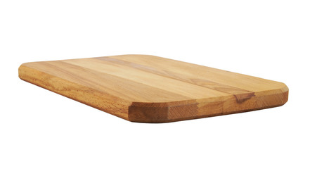 Chopping board isolated on white background 