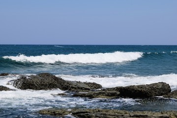 庄内浜の荒波 日本海