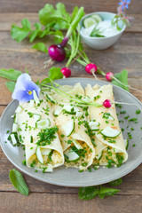 Schnittlauch-Röllchen