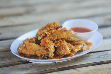 fried chicken on a plate