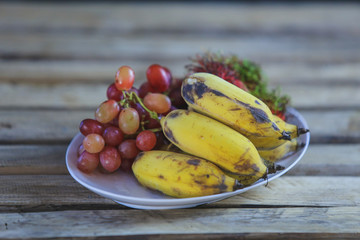 fruits on a plate