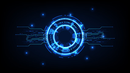 Technology abstract communication scanning circuit background template copy space vector