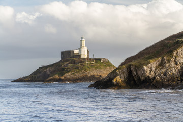 Fototapeta na wymiar The Mumbles and lighthouse