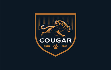 The image of a cougar or panther.