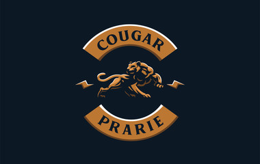 The image of a cougar or panther.