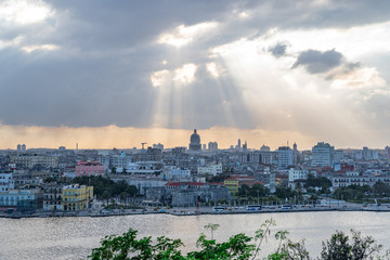 Panoramic View of Havana, Cuba.
