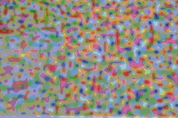 Obraz premium Multicolored background. Many small ellipses. Blurry.