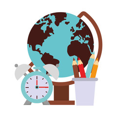 Back to school education cartoons