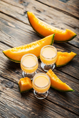 liquor with melon and cream