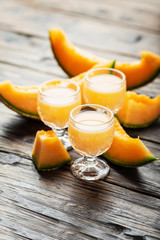 liquor with melon and cream