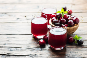 Summer cherry juice