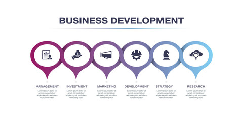 BUSINESS DEVELOPMENT INFOGRAPHIC DESIGN
