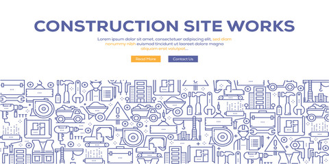 CONSTRUCTION SITE BANNER CONCEPT