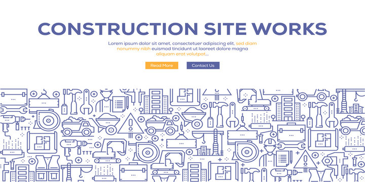 CONSTRUCTION SITE BANNER CONCEPT