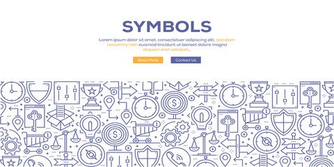 SYMBOLS BANNER CONCEPT