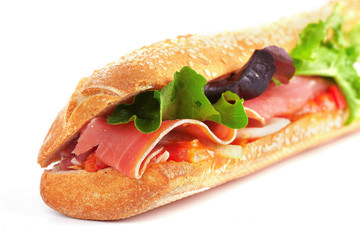 ham sandwich raw tomato cheeses