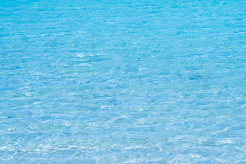 Background image of the blue sea. Top view of beautiful Caribbean Sea - space for text. 