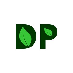 Initial Letter DP Design Logo