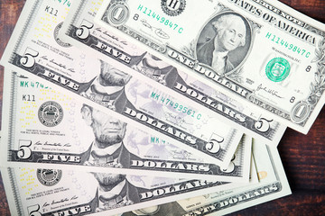 American dollars - currency of the USA