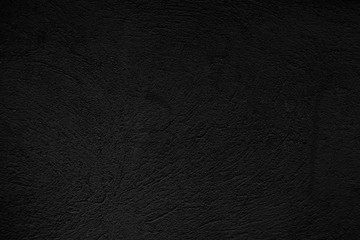 Black wall background texture. Perfect copy space. Blank empty stucoo material for project backdrop.