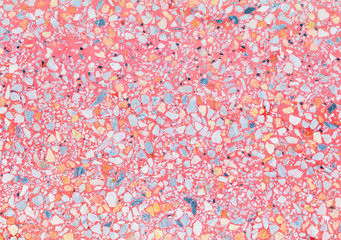 terrazzo flooring red or marble old. polished stone texture beautiful for background pattern wall and color beautiful with copy space add text