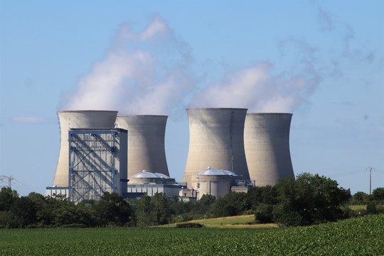 Centrale nucl&eacute;aire du Bugey - D&eacute;partement de l'Ain - France