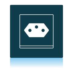 Swiss Electrical Socket Icon