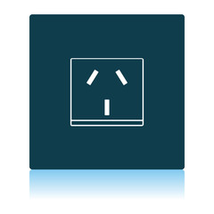 China Electrical Socket Icon